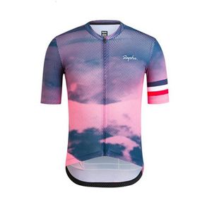 RAPHA Summer pro Team Mens Cycling jersey Road Racing Maillot Breathable Short Sleeve Bike Tops Outdoor Sportwear Bicycle Shirts S21040201