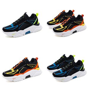 Gold Black Sale Yellow White Blue Red Color3 Lace Young Mens Man Boy Running Shoes Fluorescence Low Cut Designer Traine Sports587