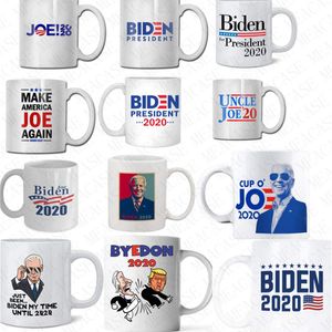 미국 선거 조 바이든 세라믹 머그잔 미국 대통령 선거 커피 컵 350 ㎖ 마시는 물 컵 음료 용기 도구 D62904