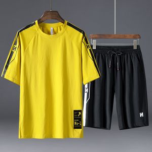 Fashion-Men Sportswear Coolie i Bluzy Czarny Biały Jesień Zima Jogger Sporting Garnitur Męskie Garnitury Pocenia Dresy Zestaw Plus Rozmiar M09