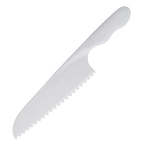 Coltello da cucina per bambini Coltello Saftey Coltello da insalata di lattuga Coltello seghettato in plastica Affettatrice Torta Pane Cuoco Bambini fai da te QW9084