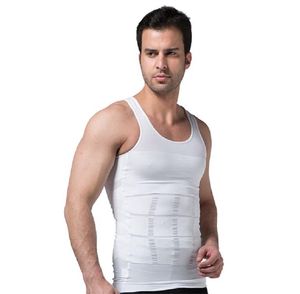 Men Slimming Body Shapewear Corset Vest Shirt Compression Abdomen Tummy Belly Control Slim Waist Cincher Underwear Dropship