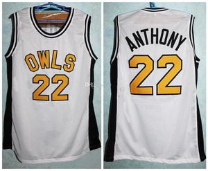 Towson Catholic High School Carmelo Anthony # 22 Maglia da basket retrò Maglia da uomo personalizzata con nome numerico cucita