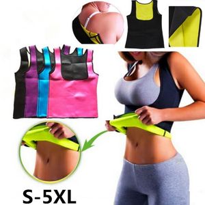 Kobiety body shaper gorący trening potu zbiornik przesuwana kamizelka brzucha tłuszcz Burner Neopren shaper gorset do utraty masy ciała