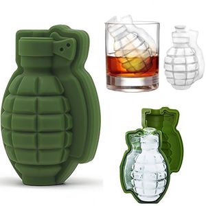 3D Silicone Grenade Shape Ice Cube Mold Tray Ice Cream Maker Party Bar Drinks Whiskey Wine Ice Maker DLH363
