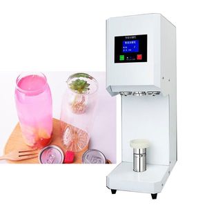 máquina de 110V 220V elétrica vedação para o alumínio pode leite loja de chá loja de bebida fria 500ml máquina de 650ml pode selar