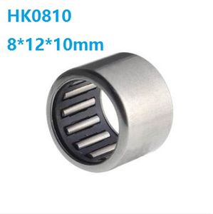 100pcs /ロット送料無料8x12x10mm hk081210 hk0810倍の方法針ローラーベアリング8 * 12 * 10mm