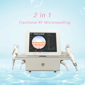 Radiofrekvens RF Microneedle Mesotherapy Portable Beauty Device för Acne Sträckmärken Wrinkle Removal RF Microneedling Skin Machine