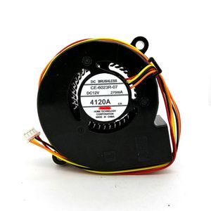 Original CE-6023R-07 60x23MM DC12V 270mA for Projector Cooling Fan