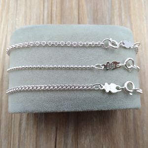 Authentic 925 Sterling Silver necklace Gargantilla Bear Chain De Plata Fits European bear Jewelry Style Gift 711901270