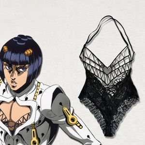 Anime JoJos bisarra äventyr Golden Wind Bruno Bucciarati Spets Inner Jumpsuits Cosplay Costume