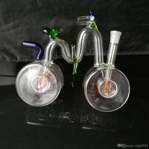 Bicycle Glass Hookah High Quality Glass Bong Popular Glass Hookah Pipe Durable Shisha Tobacco Smoking Water Pipe Unique Design