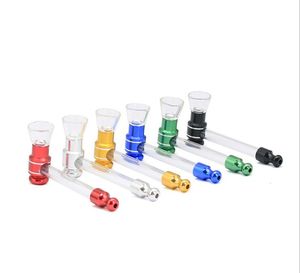 2026 New Transparent Pipe Small Pipe Multicolor Acrylic Pipe Hammer-like Aluminum Alloy