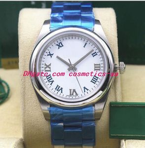 17 Style Women zegarek 116000 116200 114200 114300 36 mm łupkowy tabliczka Bransoletka ze stali nierdzewnej Automatyczna Sapphire Luminous Waterproof Męski zegarek na rękę