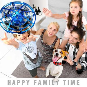 new Anti-collision LED Flying Helicopter Magic Hand UFO Aircraft Sensing Mini Induction Drone UFO toys Kids Electric Electronic Toy