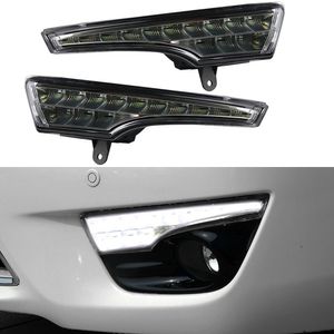 1 par DRL luzes diurnas nevoeiro tampa da lâmpada do farol 12V Daylight Para Nissan Altima Teana 2013 2014 2015 2016