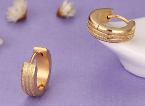 Orecchini con perno in cristallo di zircone in acciaio inossidabile 316L color oro di marca di gioielli classici alla moda per le donne Spedizione gratuita