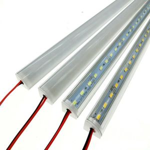 أدى DC 12V 50CM 100CM ستريت ركن LED ضوء بار مصلحة الارصاد الجوية قطاع عالية السطوع 5730 مكتب طاولة ضوء LED جامد شرائط إضاءة