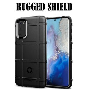 Custodie per cellulari con retro morbido Rugged Shield per Galaxy Note20 S10 S10Plus S10e Custodia antiurto in silicone per Samsung S20FE S20 Plus A51 A71 A90 5G