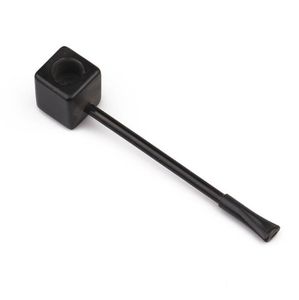 The factory sells 136 mm ebony square bottom Popeye pipe with slender connecting rod for festival gifts.