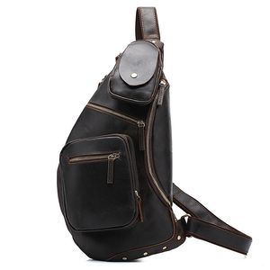 RINDSLEDER-Brustrucksack Hochwertige berühmte Handtasche Designer-Handtaschen Berühmte Marke Original echtes Leder Umhängetaschen