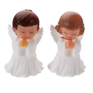 Kek Toppers toptan satış-Melekler DIY Kek Topper Dekor Doğum Günü sevgililer Günü Partisi Romantik Mini Sevimli Süslemeleri