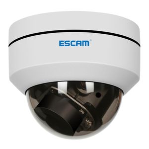 ESCAM PVR002 Telecamera dome PTZ IP 2MP HD 1080P Zoom 4X Obiettivo 2,8-12mm Rilevamento movimento per visione notturna resistente all'acqua - Bianco / Spina USA