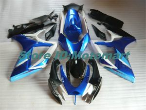 Set carenatura ABS per SUZUKI GSXR600 750 2006 2007 GSXR 600 GSXR 750 K6 06 07 blu nero Fariring gs kit + 7 regali Sp180