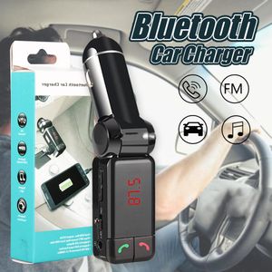 BC06 Kfz-Ladegerät, Bluetooth-FM-Transmitter, Dual-USB-Anschluss im Empfänger, MP3-Player mit Bluetooth-Freisprecheinrichtung