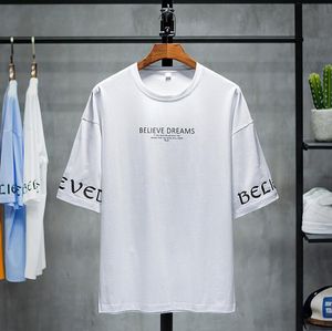 Men Simple Printed T Shirt Summer Short Sleeve Designer Tees Fashion Mens Street Style Tee Shirts