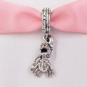 Andy Jewel 925 Sterling Silver Beads DSN The Little Mermaid Sebastian Dangle Charm Charms Fits European Pandora Style Jewelry Bracelets &