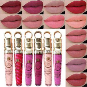 CmaaDu 20 Cores Rosca Tubo Rabanete Cabeça De Metal Pérola Longa-duração Maquiagem Lip Gloss Fácil de Transportar Cosméticos