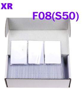 1000pcs RFID 13.56mhz FM1108 F08 PVC Card S50 chip Card ISO14443A Smart Writable Cards In Access Control