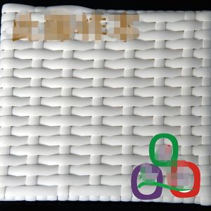 500G 60M White color imitation flat synthetic rattan weaving material plastic PE rattan for knit and repair chair table,storage etc