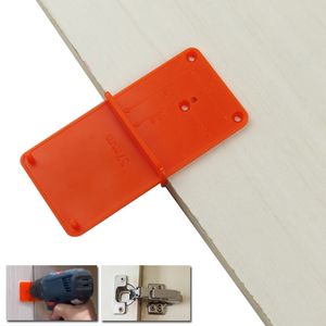 Hinge Hole Drilling Guide Locator: 35/40mm Door Cabinet Hole Opener Template for Woodworking