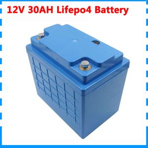 12v 30Ah LiFePO4 батарея 12V 350W 12V 30Ah батарея LiFePO4 батареи 12 V 30000MAH с таможенной пошлины 30A BMS Free