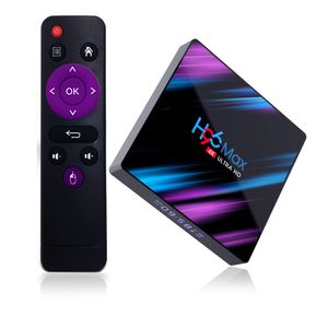 Senaste H96 MAX Android 9.0 Smart TV BOX 2GB+16GB Bluetooth 4K Quad Core WiFi Youtube Home Audio Media