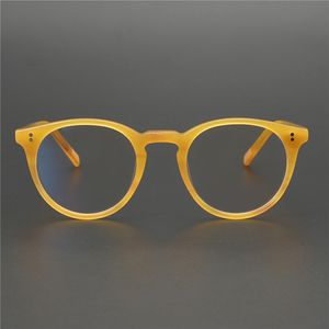 Fashion Quality Star 5318 Małe Okulary Rim Retro Vintage Unisex Okrągłe okulary Okulary Okulary 47-22-145Plank Przeglądowe Ramka na receptę Fullset CAS