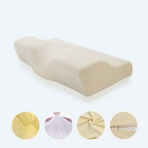 Cuidados de saúde em forma de borboleta de espuma de espuma de espuma ergonómico travesseiro de núcleo cervical para dor no ombro do pescoço para dormir