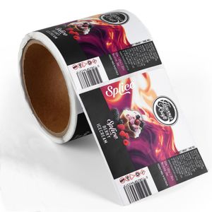 Customized Roll Package Food Labels Stickers Colorful Printed Self Seal Packing Sticker Personalized Bottle Label for Foods