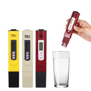 PH Tester Portable Digital LCD Vattenkvalitet Testning Pen Renhetsfilter TDS Mätare Tester 50PCS