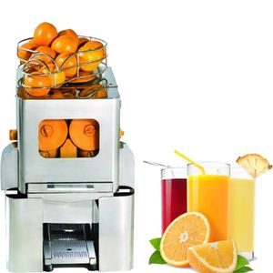 Suco de aço automática Laranja Juicer Machine / inoxidável elétrica Citrus Juicer Máquina laranja / Commercial Extractor 110V ou 220V