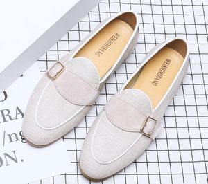 Designer luxury Men Summer Breathable loafers Dress leather Shoes Slip-On Small leather shoes low top Flat heel comfort Party Wedding Shoes