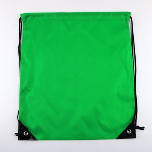 300pcs Shopping Bags Drawstring 210polyest fabric Tote waterproof Backpack folding Marketing Promotion shoulder bag