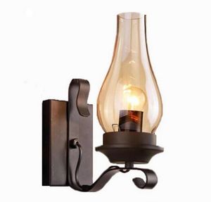 American industrial wind antique kerosene wall lamp retro personality simple creative restaurant aisle wall lighting MYY