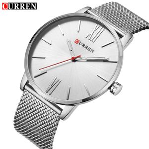 Curren retro design populära klockor analog militär sportklocka kvarts manliga armbandsur relogio masculino montre homme