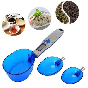 Escamas de cozinha eletrônica escalas domésticas LCD Display Spoons para repartir Medicina de Medicina de Farinha de Tea Milk