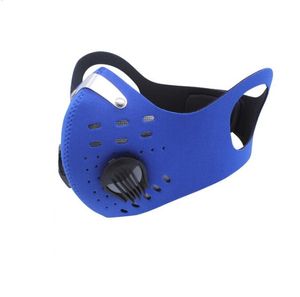 Cykelskyddande ansiktsmasker med aktiverat kol PM2.5 Anti-Pollution Damm SPORT RUNING Ridcykel Bike Reusable Masks Respirator