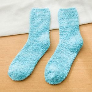 Fuzzy sokken vrouwen warm pluizig kerst sok Groothandelaren Amerikaanse winter thermische sokken