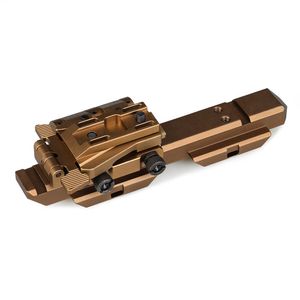 Scope Mounts Tactical G33 Mounts Magnifier Flip-To-Side Quick Detach w/ 5/8" Riser for G23 3X Magnifiers Fits 21.2mm Picatinny Rail CL24-0232